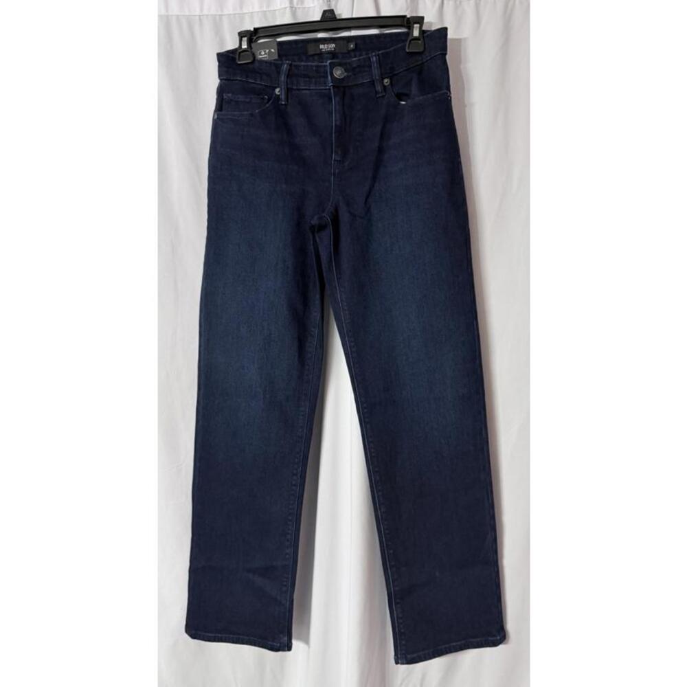 NWT Hudson Los Angeles Womens Dark Wash Stretch Straight Leg Jeans Denim 4/27